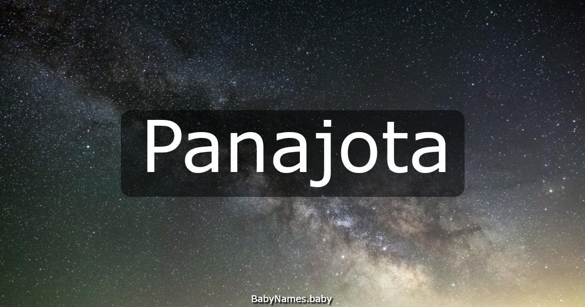 Panajota