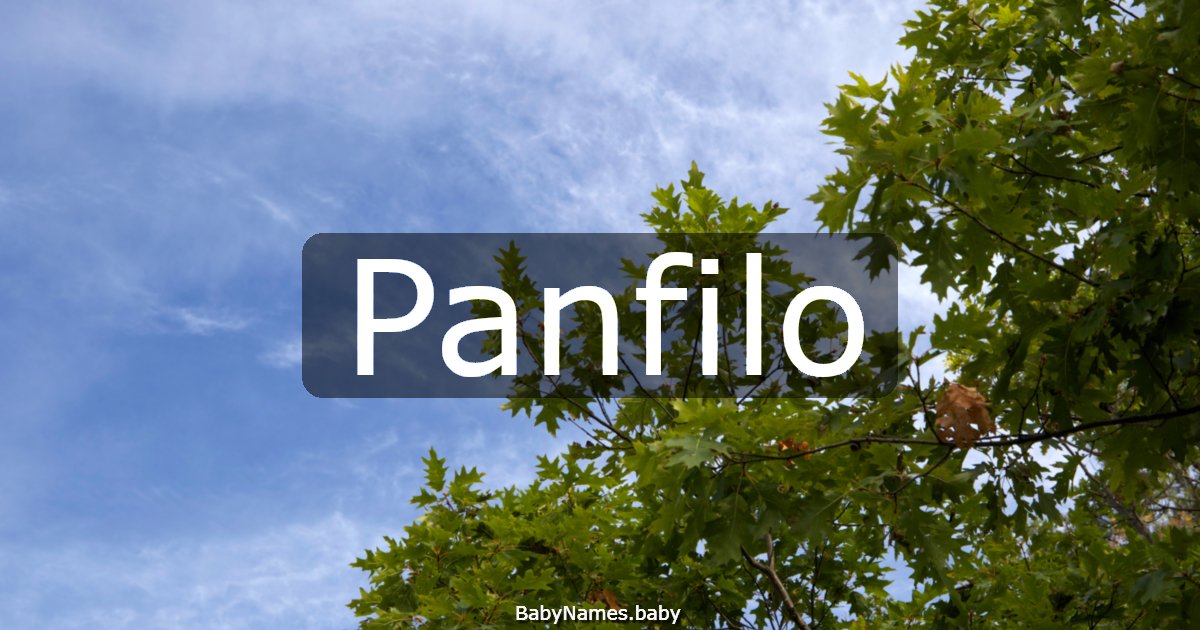 Panfilo