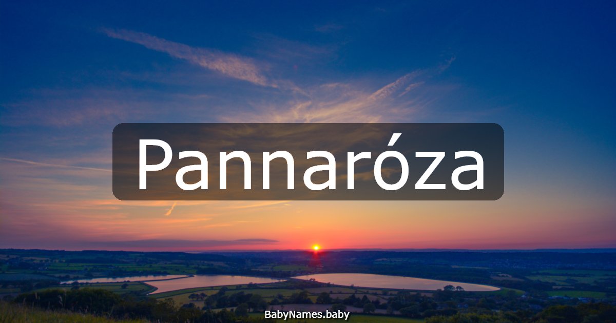 Pannaróza