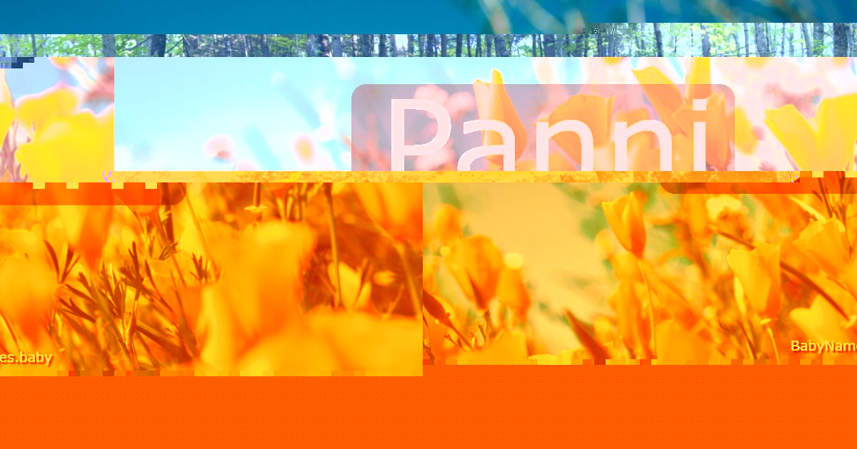 Panni