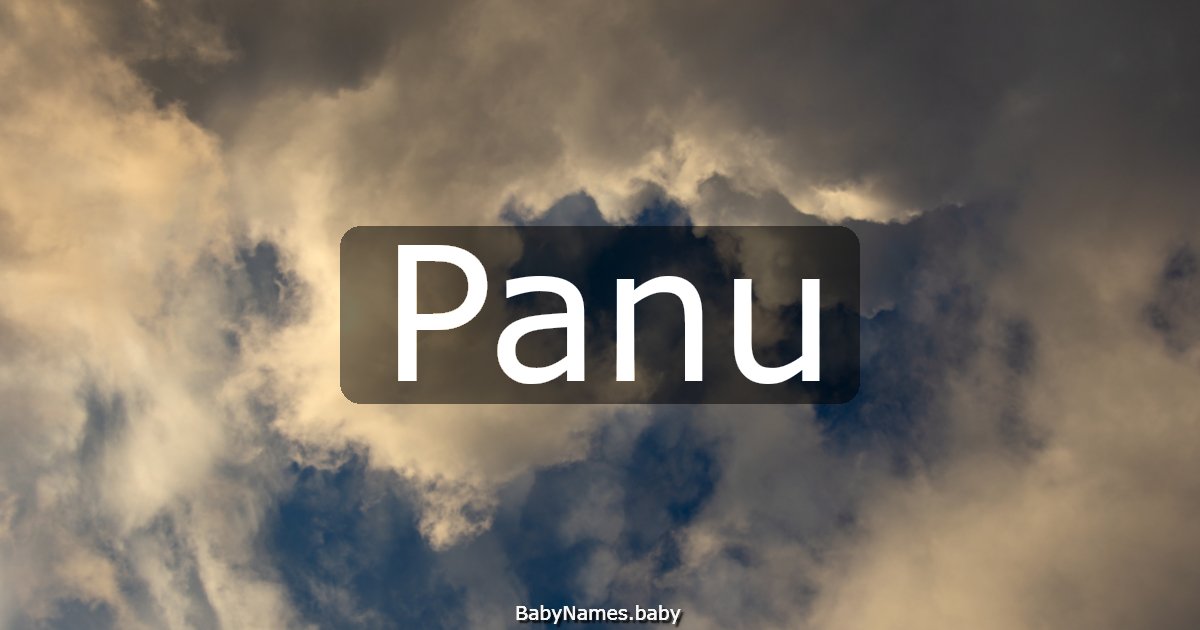 Panu