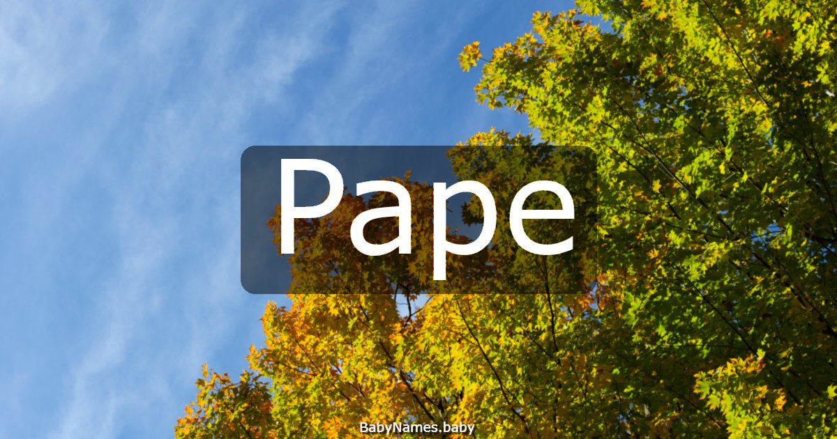 Pape