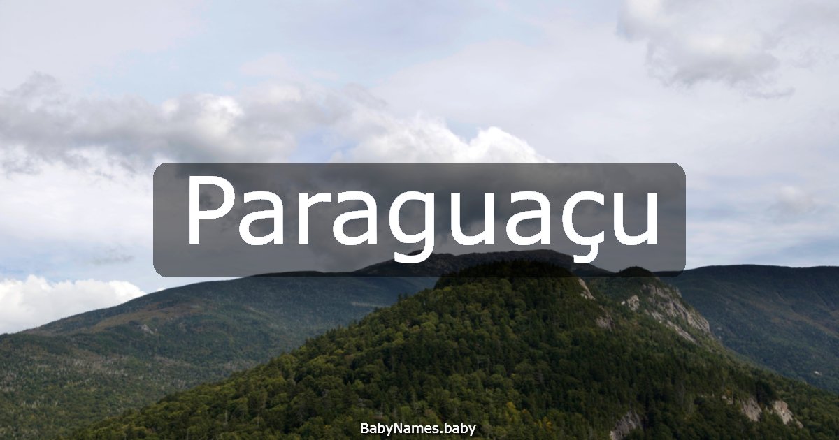 Paraguaçu