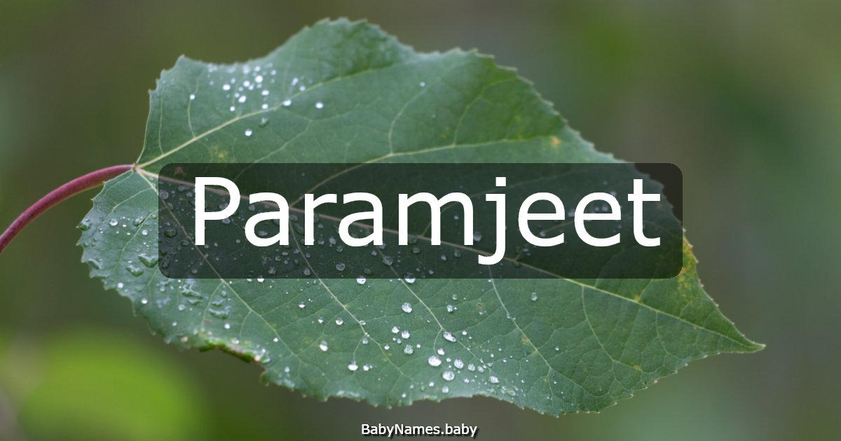 Paramjeet