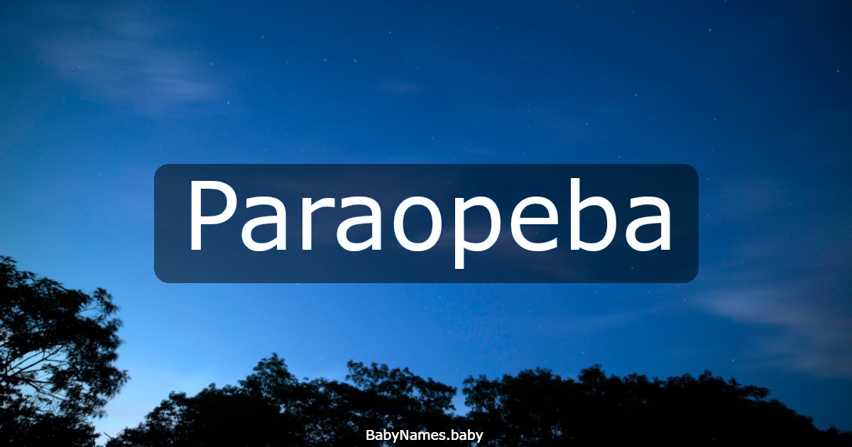 Paraopeba