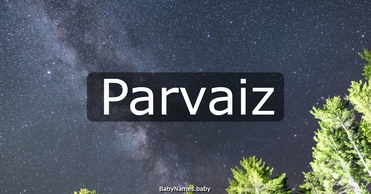 Parvaiz