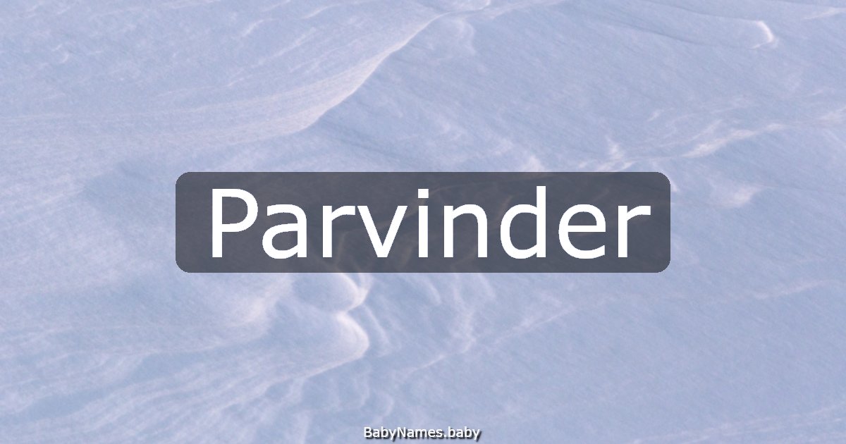 Parvinder