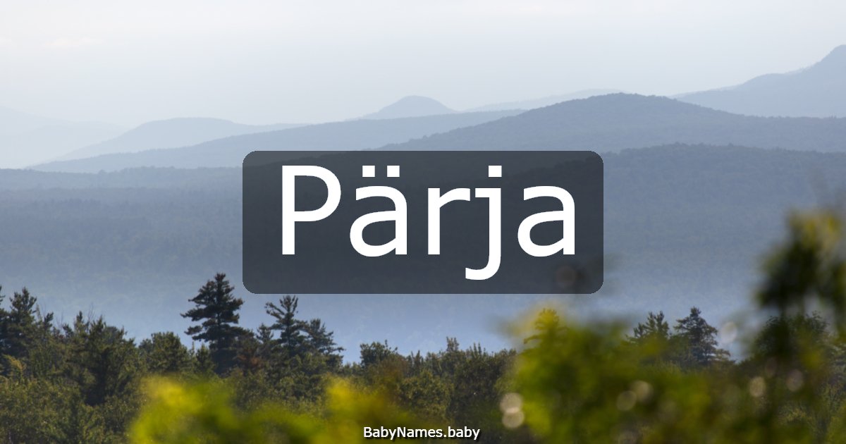 Pärja