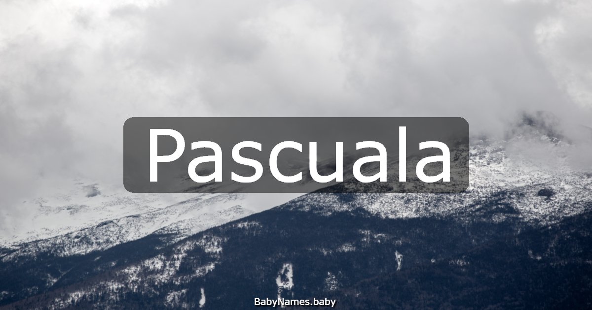 Pascuala
