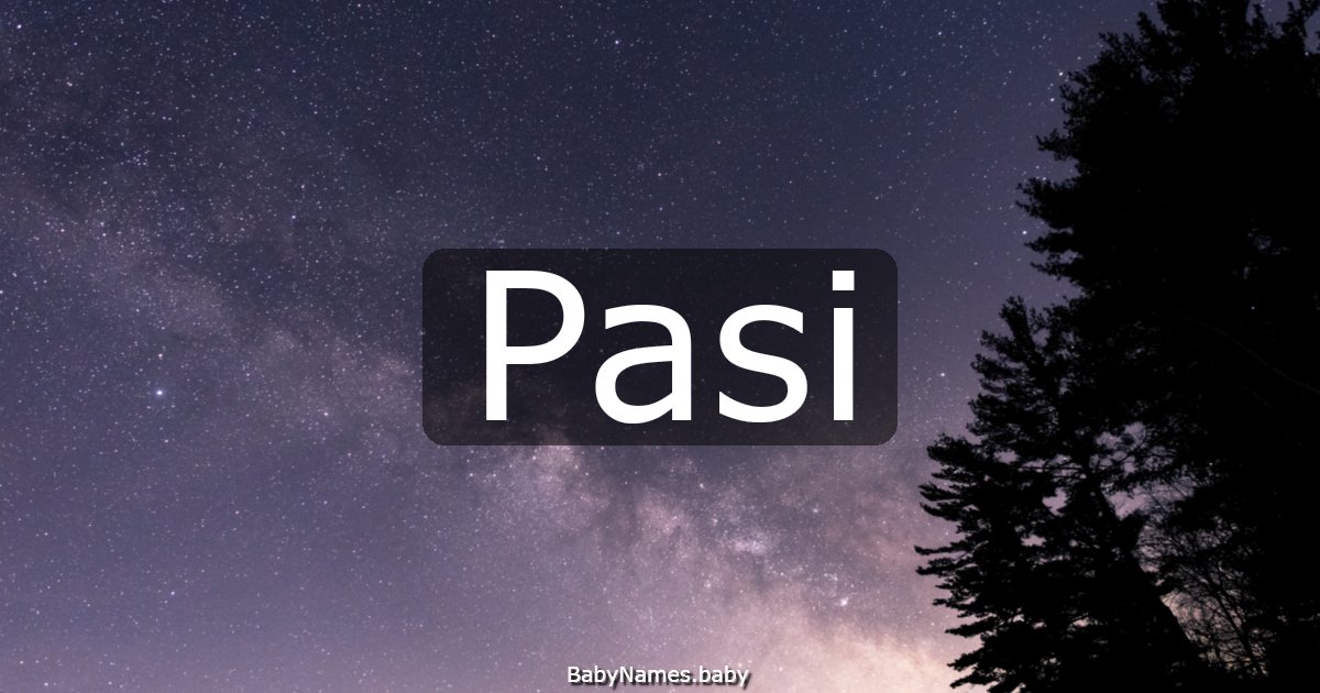 Pasi