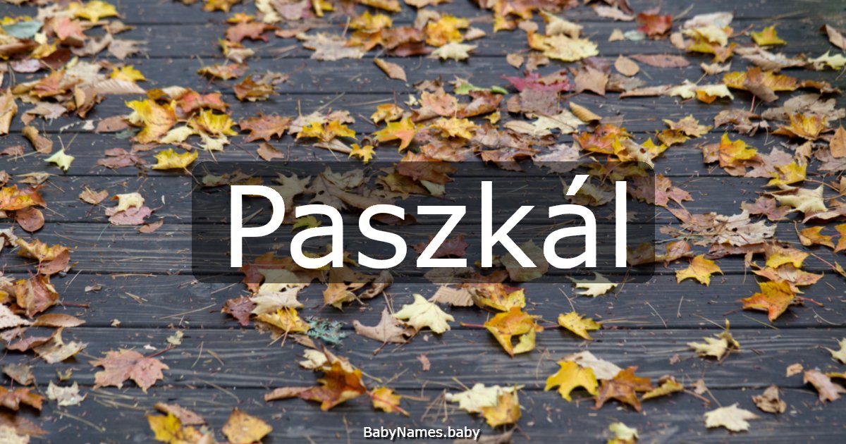 Paszkál