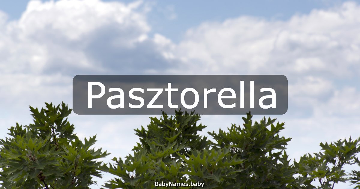Pasztorella