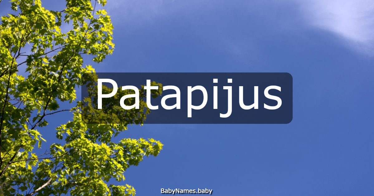 Patapijus