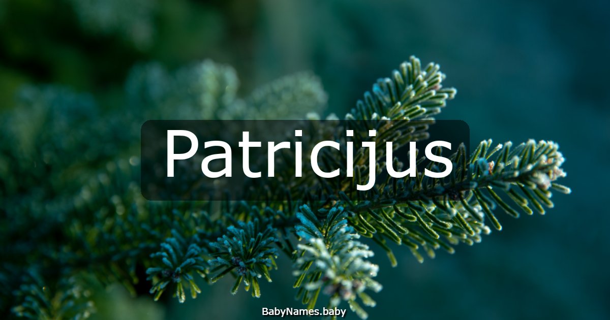 Patricijus