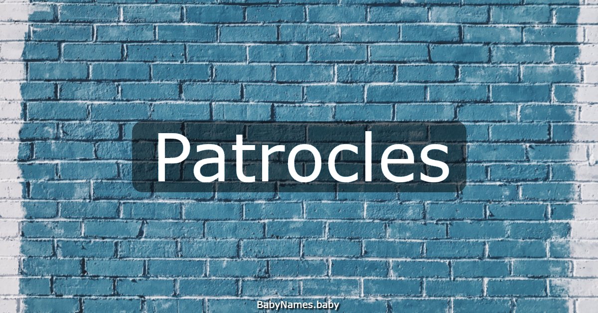 Patrocles