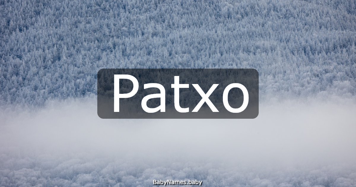 Patxo