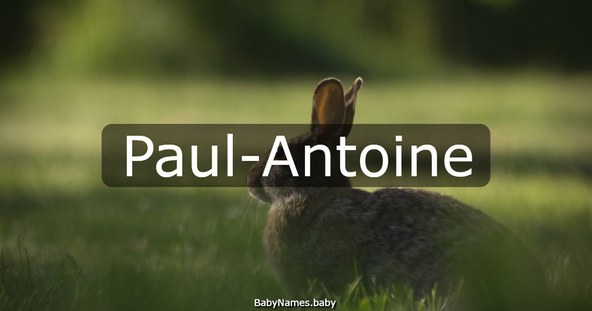Paul-Antoine