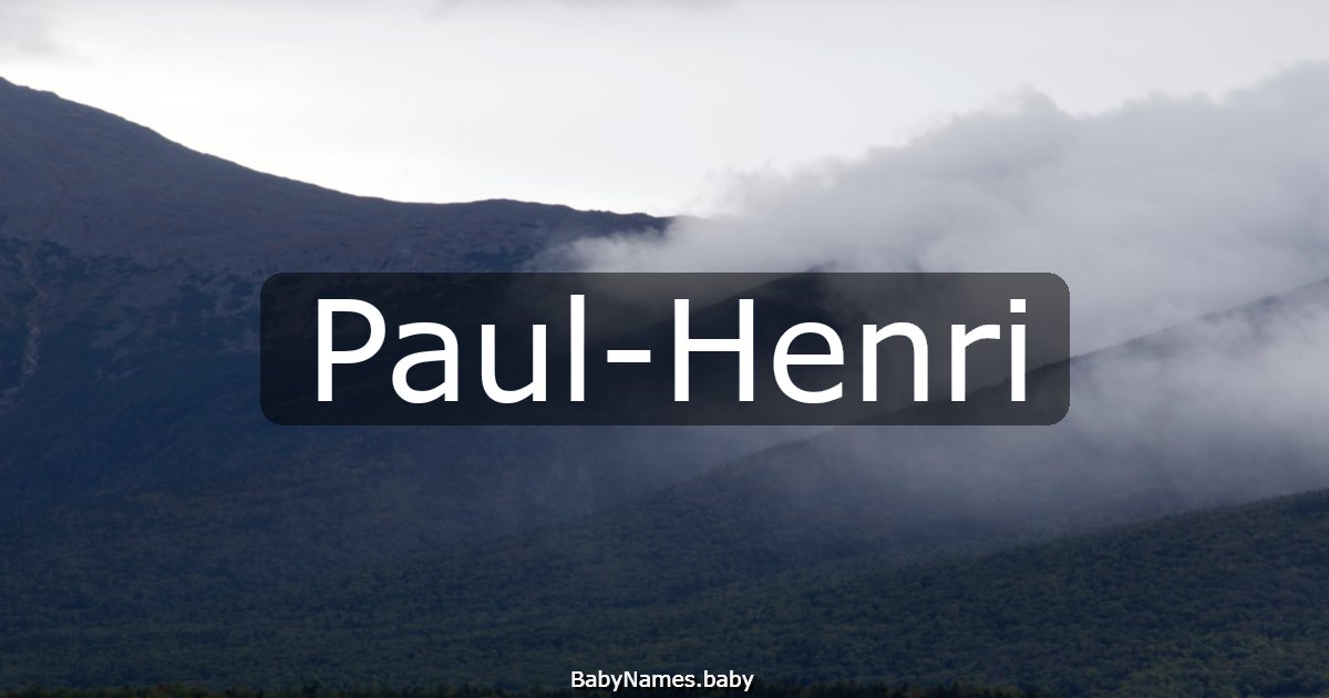 Paul-Henri