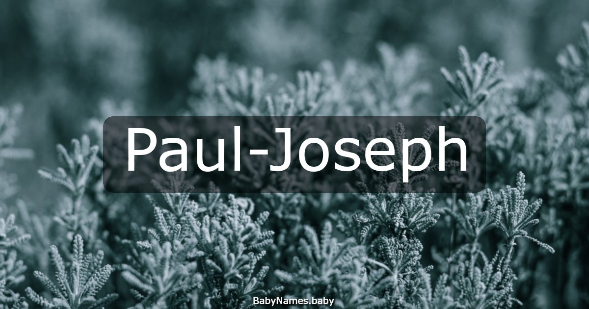 Paul-Joseph