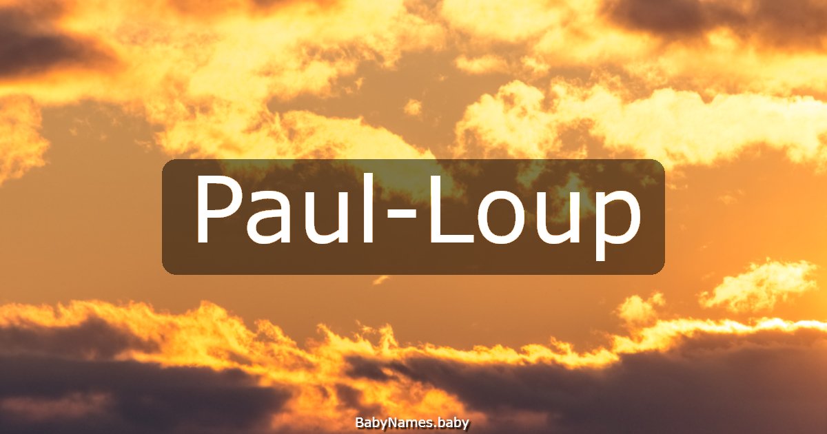Paul-Loup
