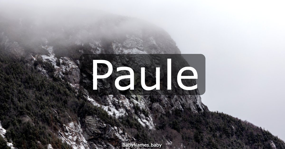 Paule
