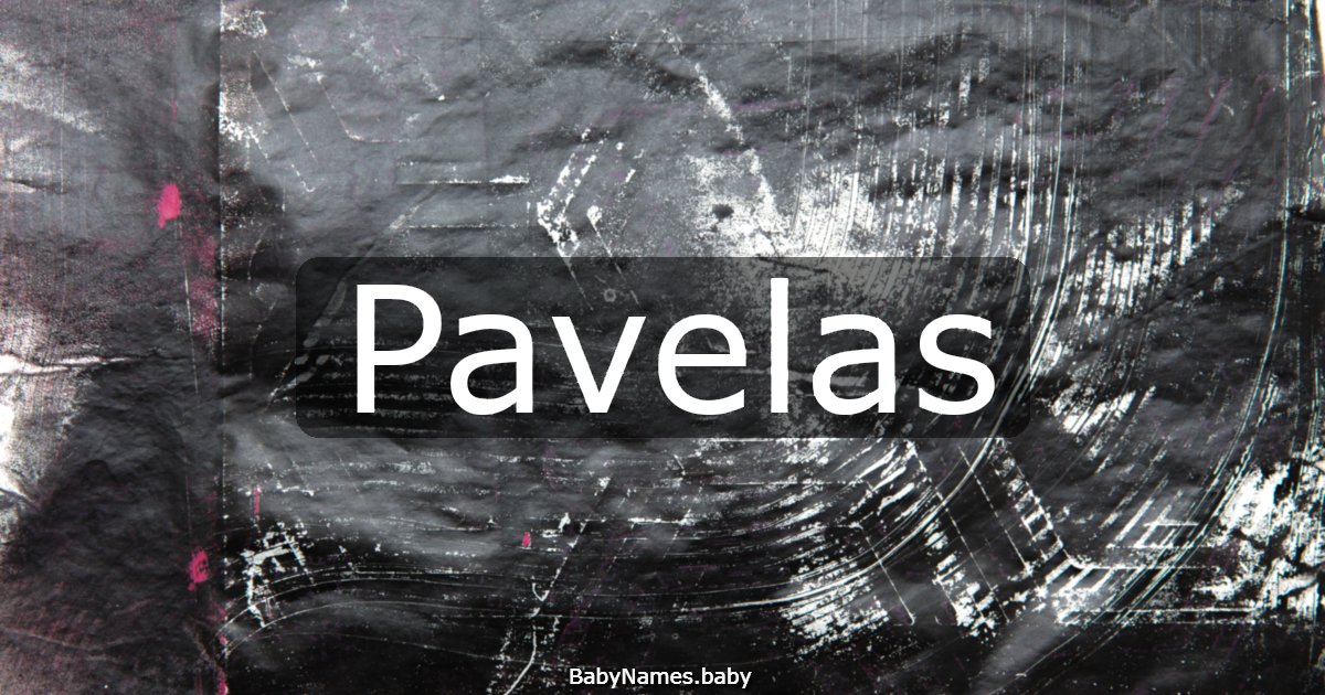 Pavelas