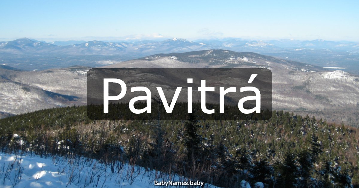 Pavitrá
