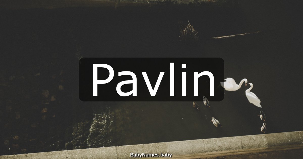 Pavlin