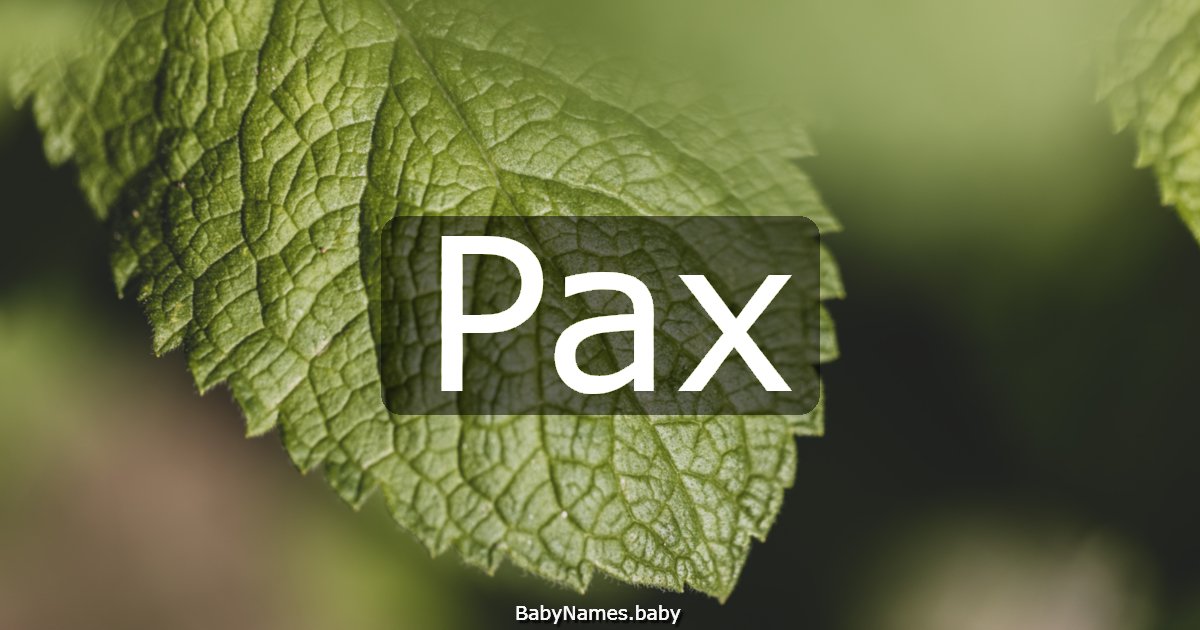 Pax