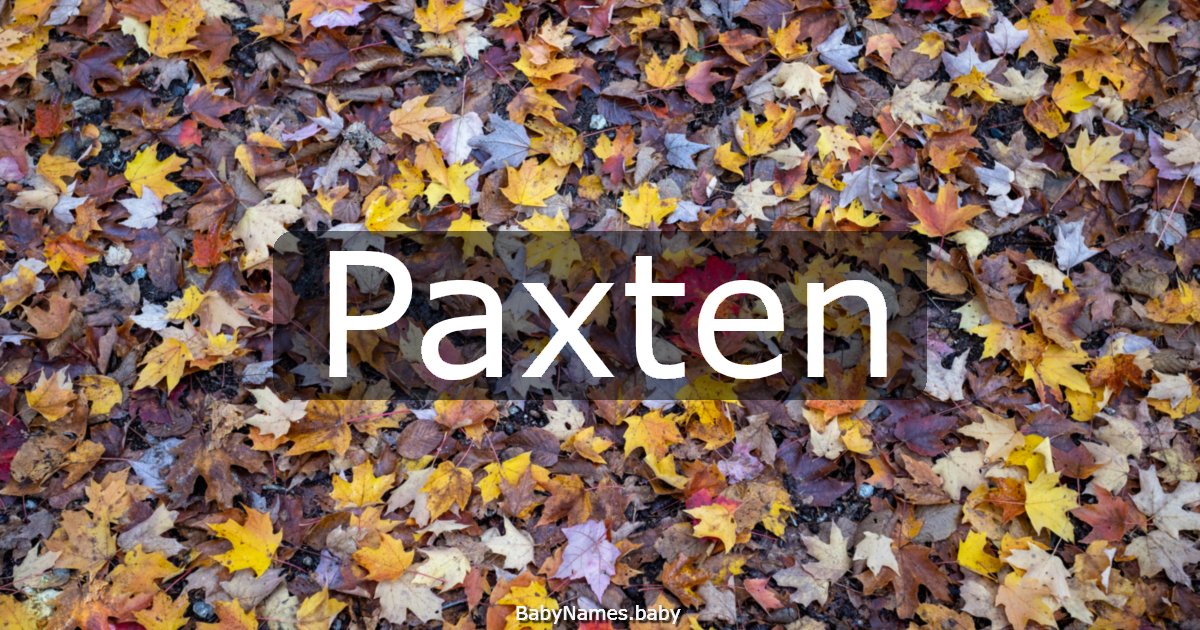 Paxten