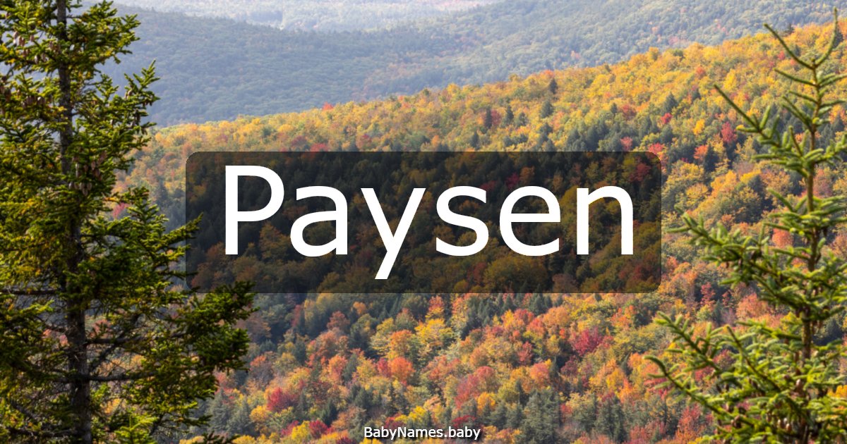 Paysen