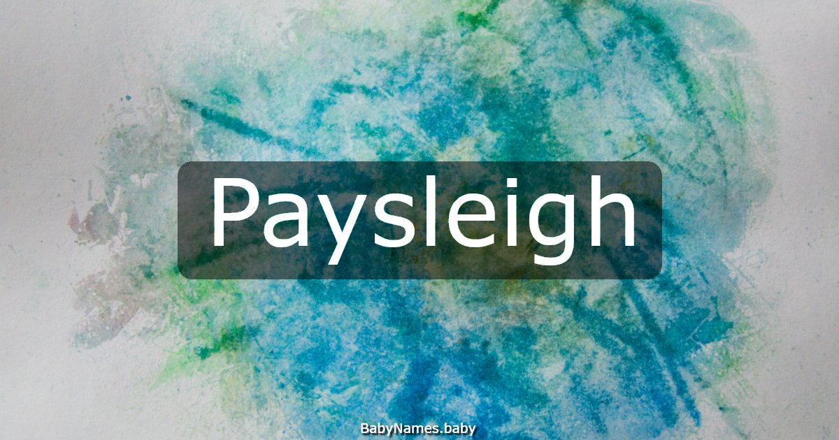 Paysleigh