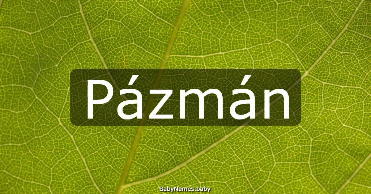 Pázmán