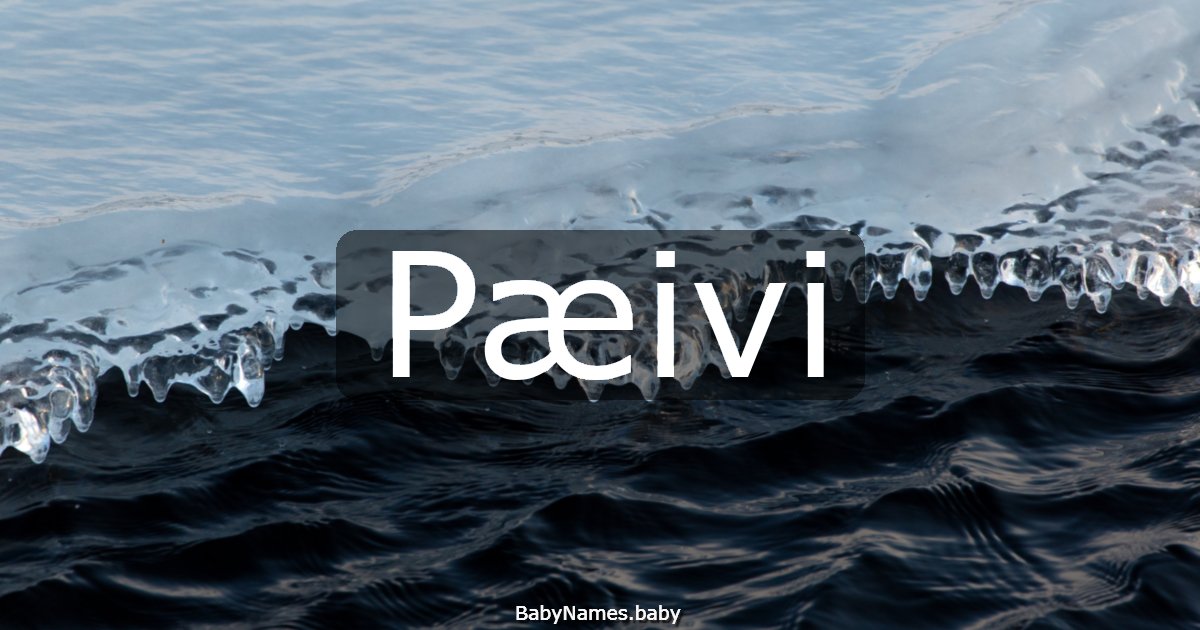 Pæivi