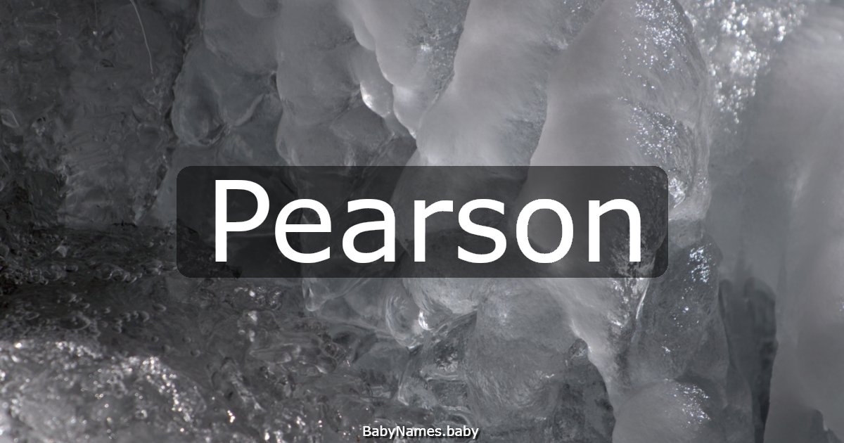 Pearson