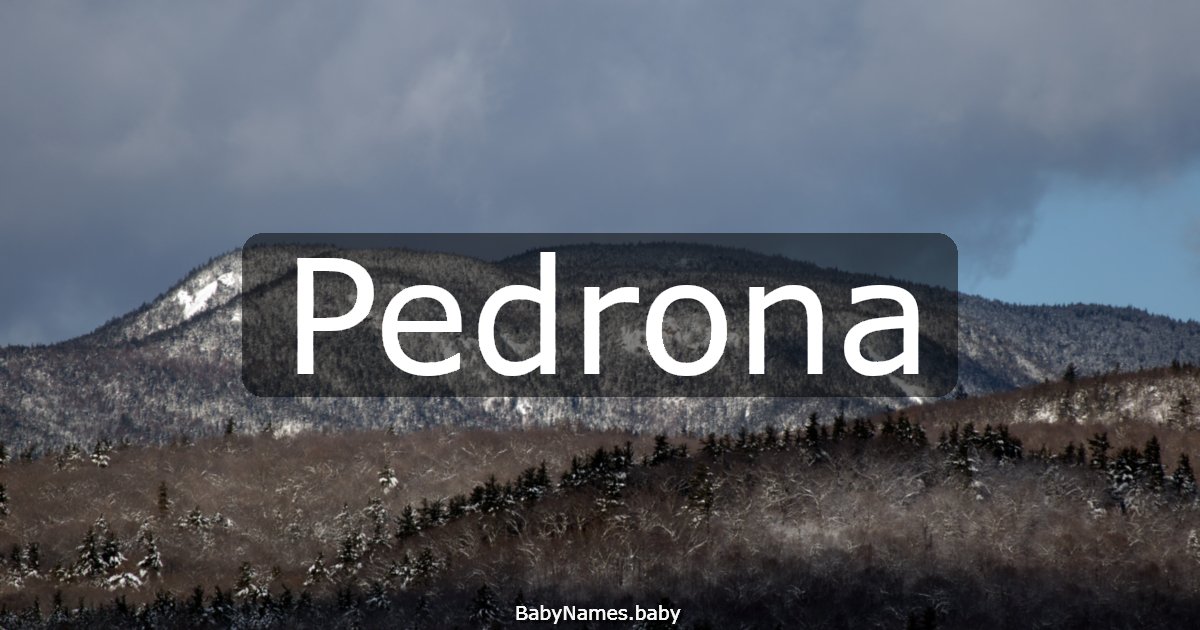 Pedrona