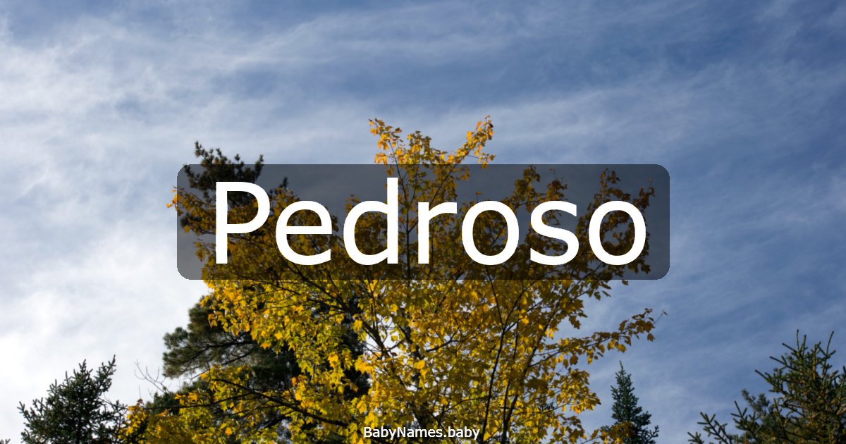 Pedroso
