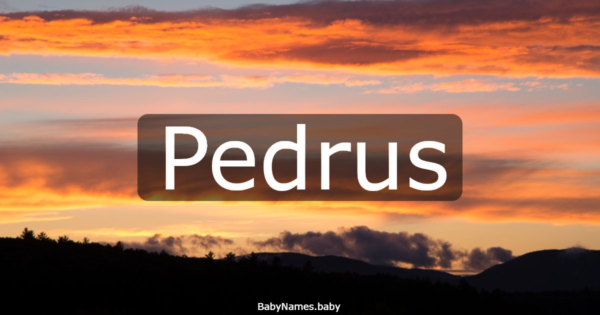 Pedrus