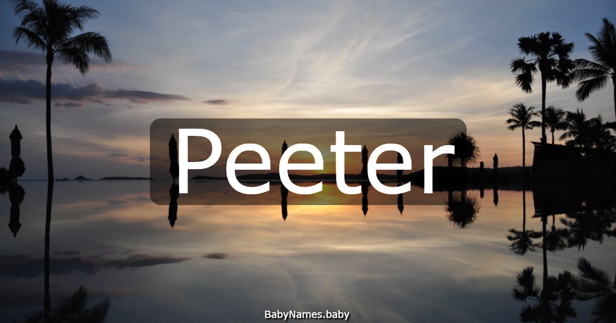 Peeter