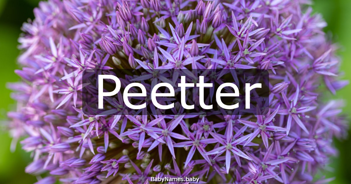Peetter