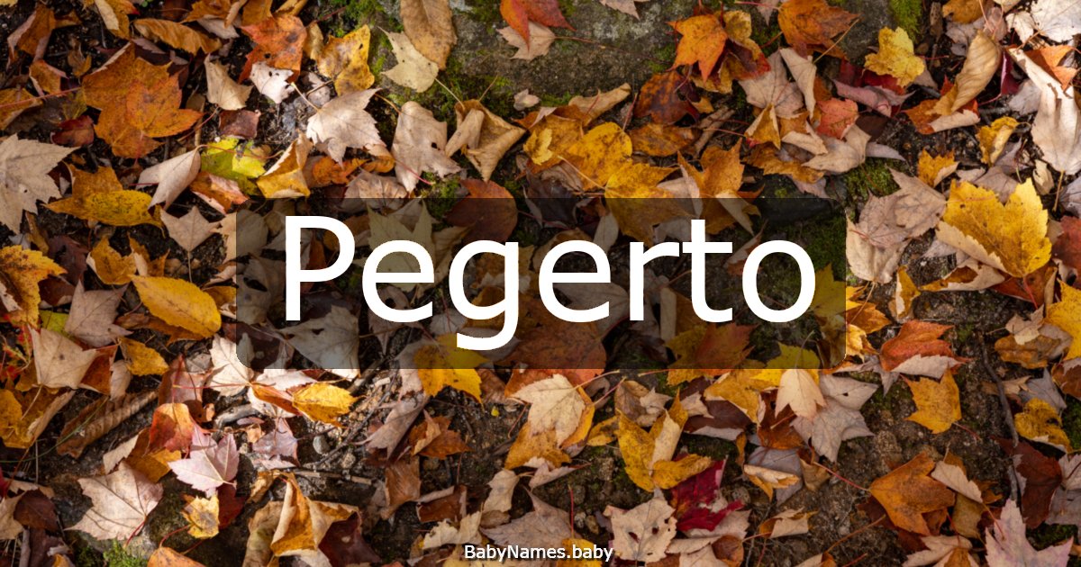 Pegerto