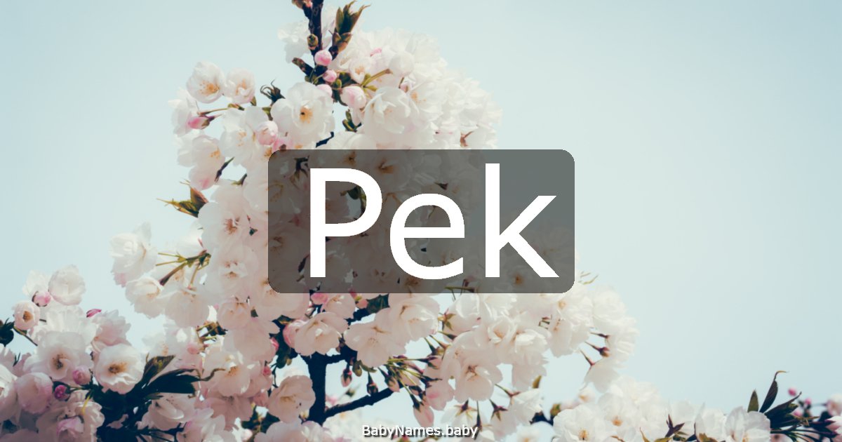 Pek