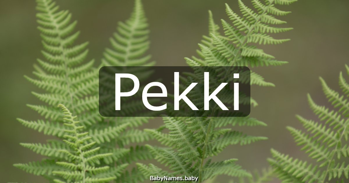 Pekki