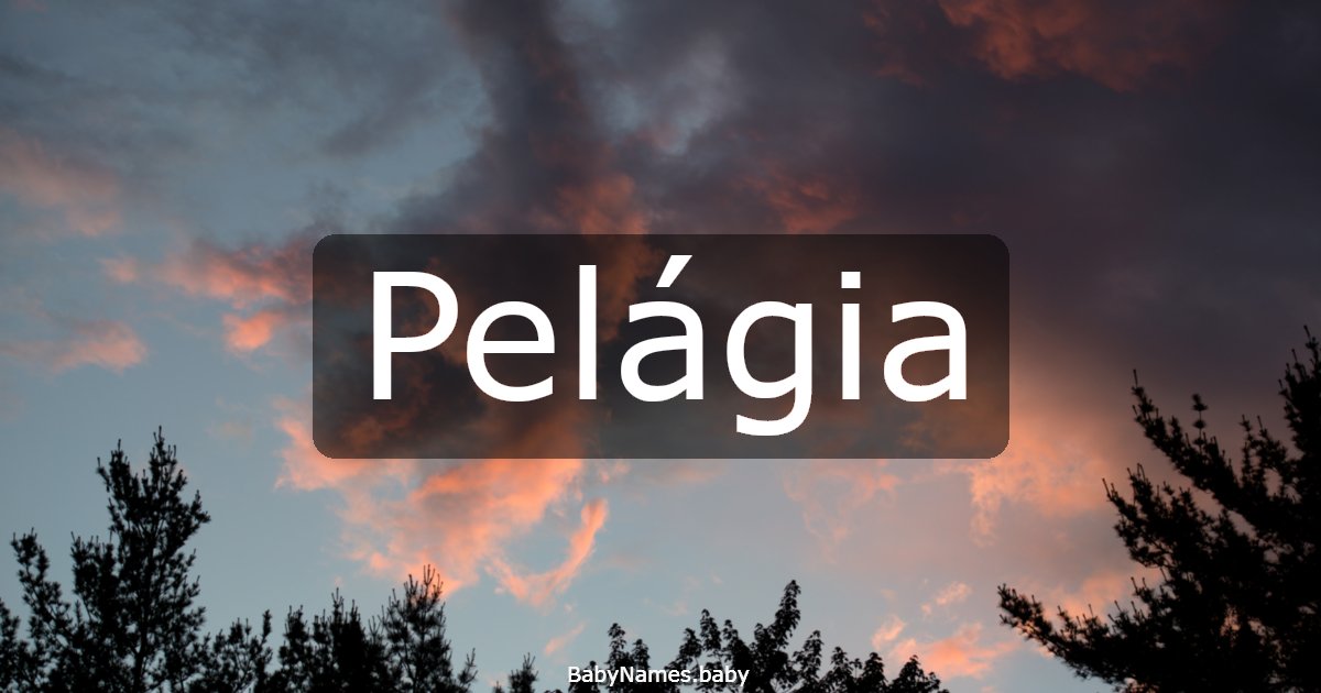 Pelágia