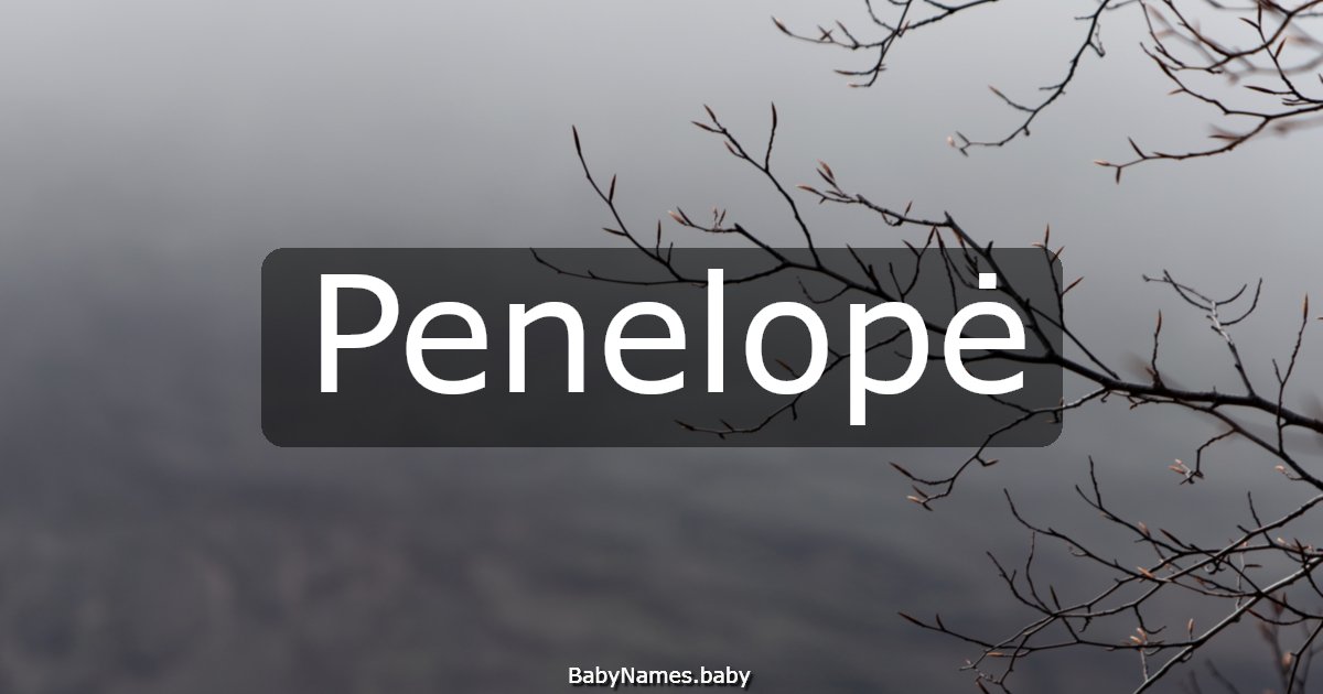 Penelopė
