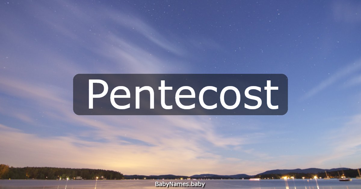 Pentecost