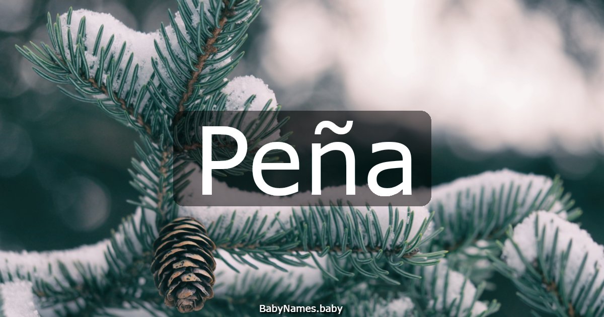 Peña