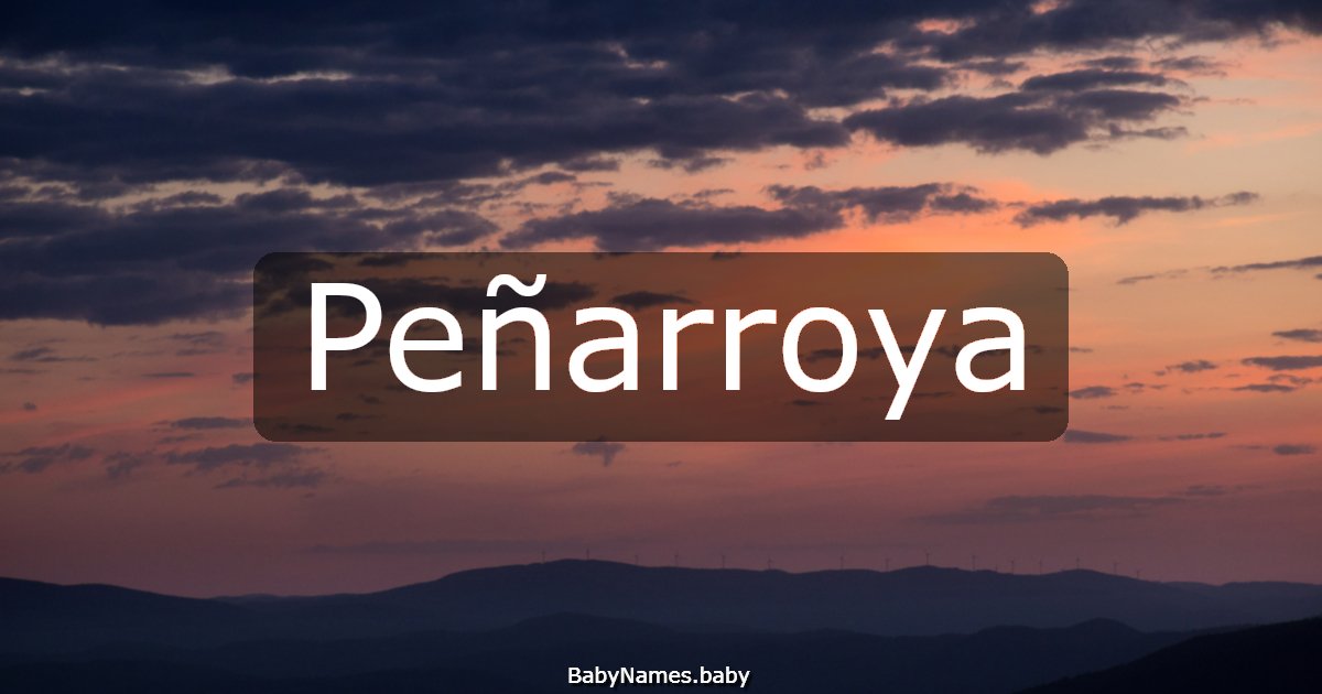 Peñarroya