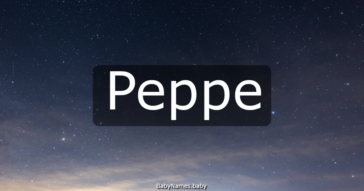 Peppe