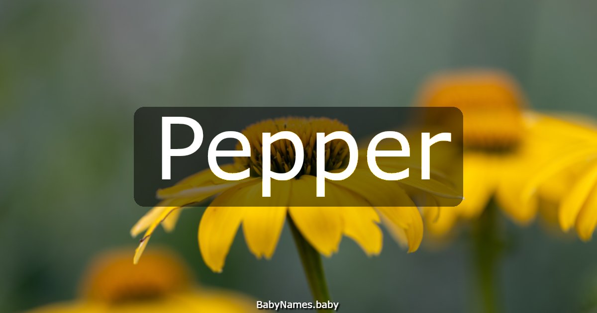 Pepper